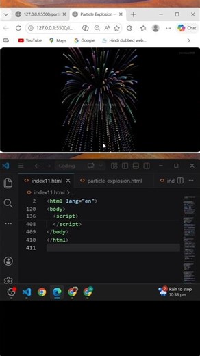 🤯 200 particles. Pure JavaScript. Zero libraries #javascript #techtool360 #codinglife #trending