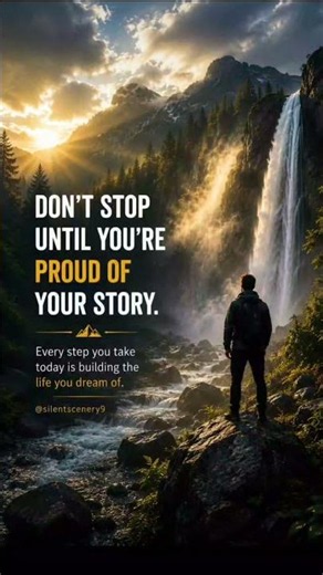 DON'T STOP Until You're Proud of Your Story | Motivational Wallpaper 4K