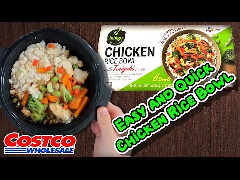 🇯🇵 Bibigo Chicken Rice Bowl with Teriyaki Sauce - Costco Product Review