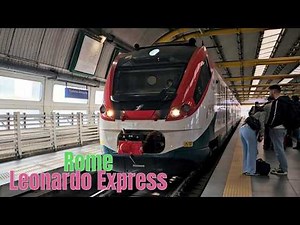 Riding the Leonardo Express | Relaxing trip to Rome with music - Italy Trainspotting.