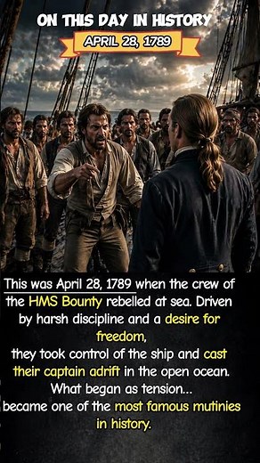 April 28, 1789 - Mutiny On The Bounty