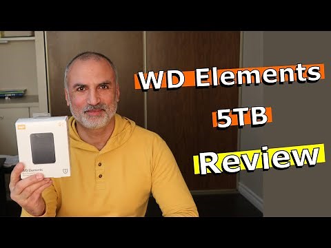 WD Elements external hard drive speed test & review