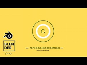 Blender Tutorial | Pop Circle