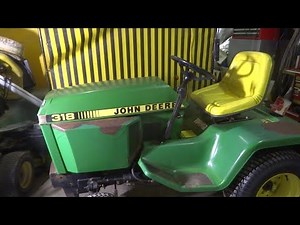 JOHN DEERE 318 WITH STARTER ISSUES PART 1