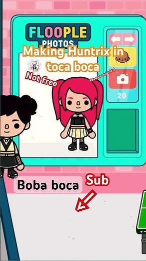 Making Huntrix in toca boca #kpdh