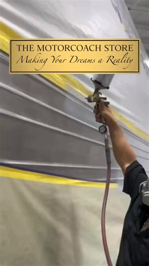 Give your luxury motorcoach the finish it was built for. 💫 From paint correction to full body restoration, our master technicians bring your coach back to factory perfection. | The Motorcoach Store