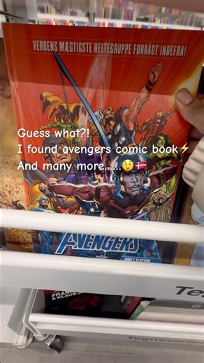 || Book hunt but found best comic books⚡️🇩🇰 || #avangers #comics #books #hunting #fyp #wow #love