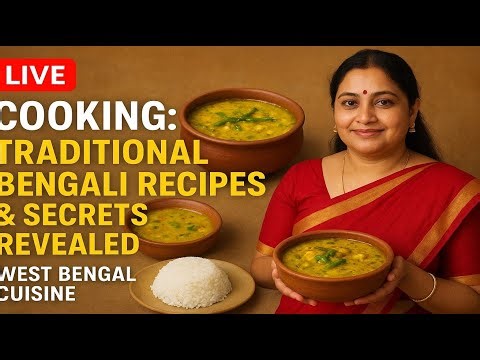 LIVE Cooking: Traditional Bengali Recipes & Secrets Revealed | West Bengal Cuisine