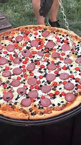 Pizza Beyond Borders! Crafting a Giant Pizza on a Satellite Dish | Victoria in the kitchen