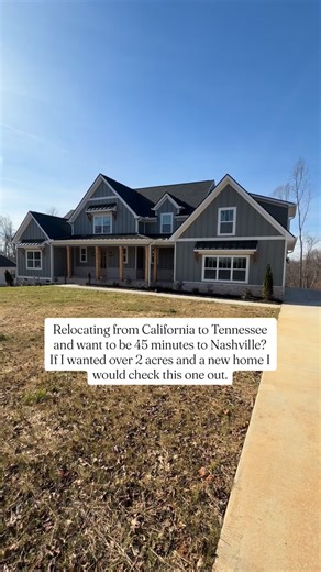 Step inside this stunning new construction in the coveted 37043 zip code! ✨ Want to be within an hour of Nashville but still enjoy peaceful country roads on your way home? This is the one—over 2 acres with quick freeway access. Inside, you’ll find: 🏡 Real hardwood floors ✨ Quartz counters 🎯 Upgraded trim package (every room feels special) 🛏 Main-level primary suite 🍹 Upstairs bonus room with a wet bar …and yes, those gorgeous beamed ceilings are included. Patio doors open to a large covered