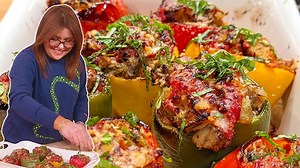 Rach's Wedding Anniversary Vegetable Stuffed Peppers