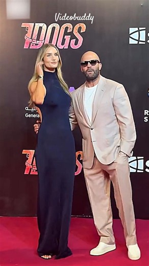 Jason Statham Invites His Wife To The Red Carpet.
