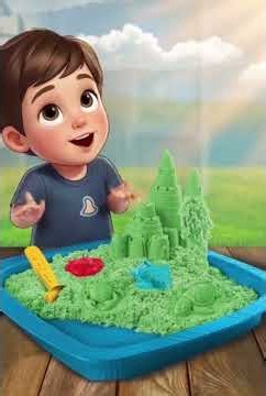 Sensory Play with Kinetic Sand | James Learns Through Play