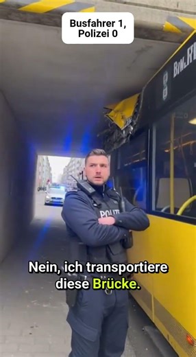 Bus stuck under bridge: Police have questions!