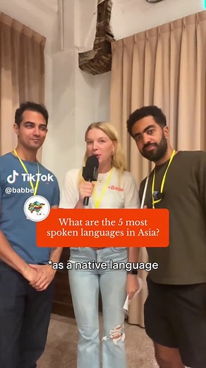 5th Most Spoken Language in Asia? Polyglot Conference Trivia