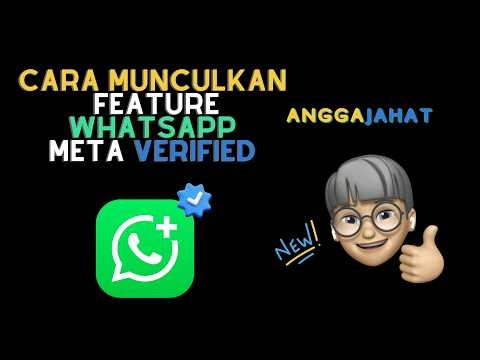 Terbaru !! Tutorial Munculkan Menu Meta Verified Whatsapp 2026 #anggajahhat