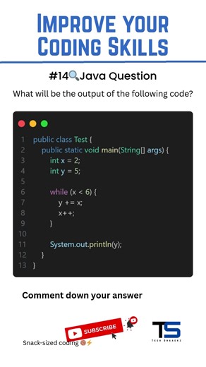 “Java Interview Output Question 🔥 while Loop Logic | Beginner to Intermediate #shorts”