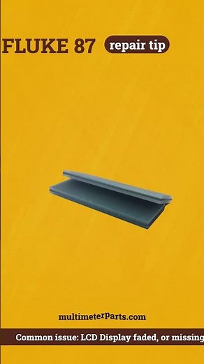 Fluke 87 Repair Tip - LCD Display