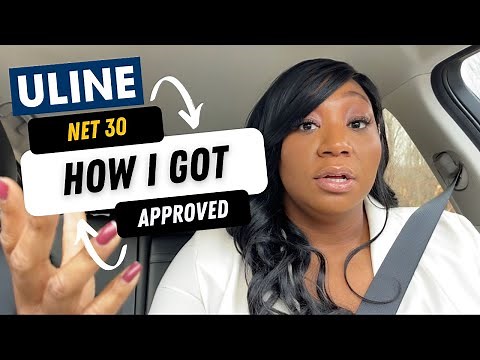 How I got approved for a Uline Net 30 Account | Uline net 30 approval | Uline Net 30