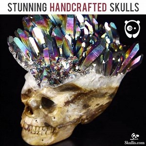 Stunning handmade skulls by Skullis Crystal Skulls | Bored Panda Art