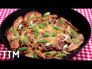 EASY Baked Chili Cheese Fries ~ Easy Cooking