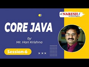 Core Java New Batch @ 6.00 PM | Day-6 (1-03-2023) | Mr. Hari Krishna