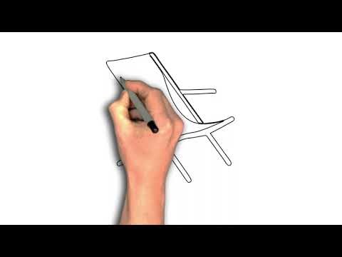 Easy to draw folded chair drawing image step by step