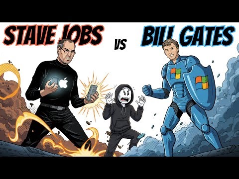 Steve Jobs vs Bill Gates: The Rivalry Explained in 9 Minute