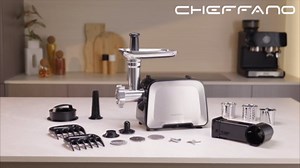 Electric Meat Grinder, 2000W Max Sausage Stuffer Maker, Vegetable Cheese Grater with 3 Shredder Slicer Blades, 2 Blades, 3 Plates, Sausage Tube, 2 Meat Claws, Burger Press & Kubbe Kit