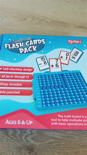 Math Flash Card Pack for Kids - Perfect Educational Gift