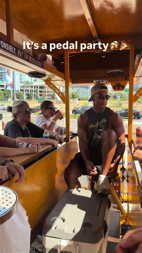 Erik makes every Pedal Tavern ride the BEST Pedal Tavern ride👏👏 | bike