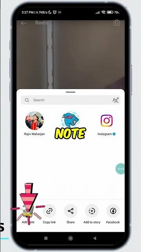 How To Leave a Note on Instagram Reels/Posts (2024) | How To Add Notes on Instagram Reels/Posts