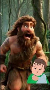 caveman vs smartwatch #animatedshorts #comedyanimation #cavemancomedy #comedyvideo