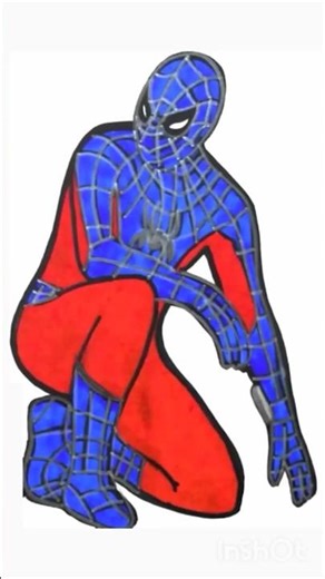 REVERSE Coloring Spider-man coloring pages #spiderman #drawing #howtodraw #spiderman4