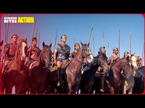 The Epic Final Battle | Spartacus (1960) | Screen Bites Action
