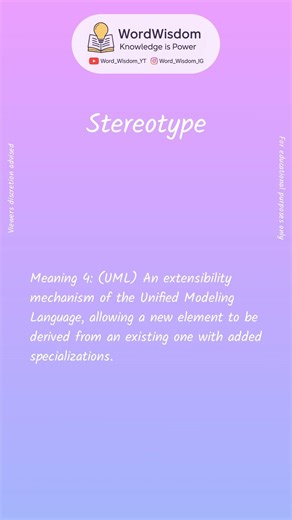 What does "Stereotype" mean? | English vocabulary shorts | #stereotype #wordwisdom