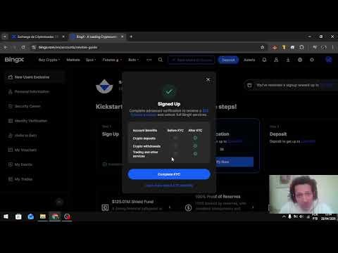 O segredo das corretoras - BINGX, como criar conta, depositar cripto e sacar via PIX