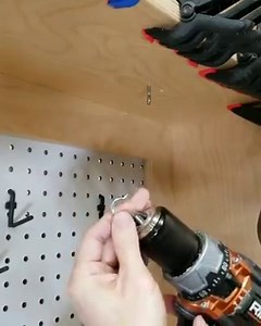 Installing screw eyes can be a pain. I used to twist them in with a screwdriver but tried this tip I've seen elsewhere this time. I chucked a screw hook into the drill then hooked that into the screw eye and pulled the trigger (on slow speed). Oh man, it worked like butter! If you had several of these to do this is the only way to fly! #screweye #quicktip #fixthisbuildthat | Fix This Build That