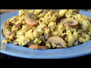Scrambled Mushrooms with a Trick: So easy you'll make it again and again...