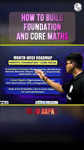 How To Build Foundation And Core Maths #PW #GATE