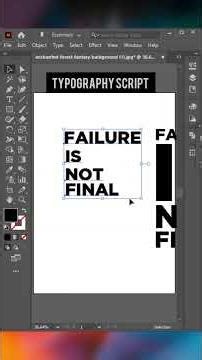 🎨 Create Stunning Typography Text Styles in Illustrator Using Scripts! #Shorts #GraphicDesign