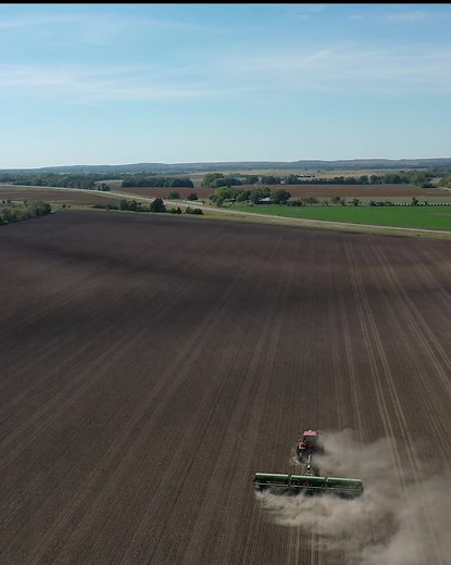 2.3K views · 31 reactions | The views are always better from up high BD7600 drilling fall wheat | Great Plains Ag | Facebook