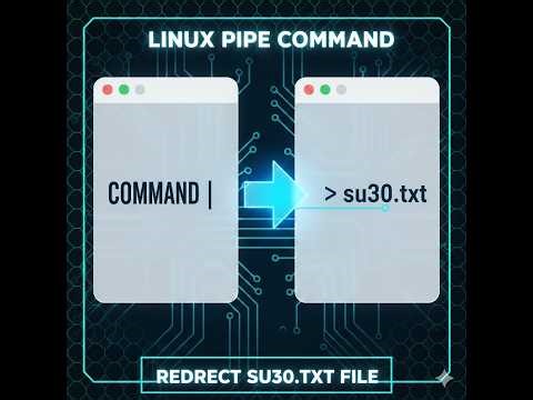 Linux using pipe command redirect file