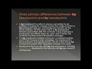 Introduction to Windbg Series 1 Part 17 - Command bu or breakpoint unresolved.