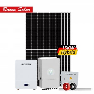 [Hot Item] PV Solar System 10kw 15kw 20kw Hybrid Lithium Battery Storage 10kwh