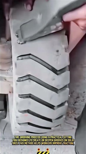 Best Tire Grooving Process for Better Grip and Extended Tire Life #dailywork #Mechanical