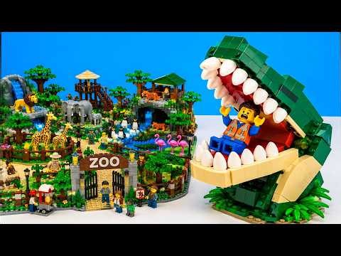 I Built HUGE LEGO Zoos