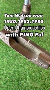 Tom Watson used the Ping Pal Putter for his early Open Championship wins. Not as commercially popular as the Anser but still a great Retro Putter you can play today. Play Retro #golfing #golfclub #golfer #putters | Retrogolfguy