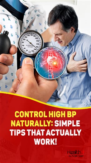 Control High BP Naturally: Simple Tips That Actually Work! #highbp #hearthealth #healthtips | Health