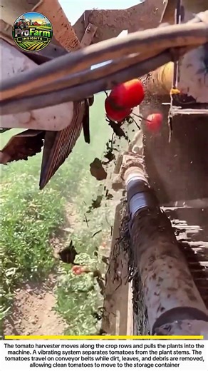 Amazing Tomato Harvesting Machine – Modern Tomato Farming Technology